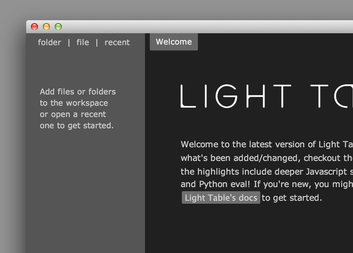 GitHub - LightTable/LightTable: The Light Table IDE ⛺